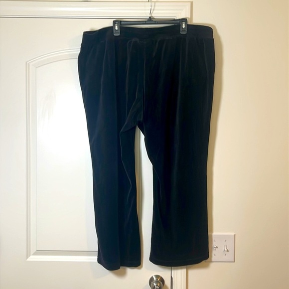Croft & Barrow Velour Pull-on Pants Size 2X - Picture 1 of 4
